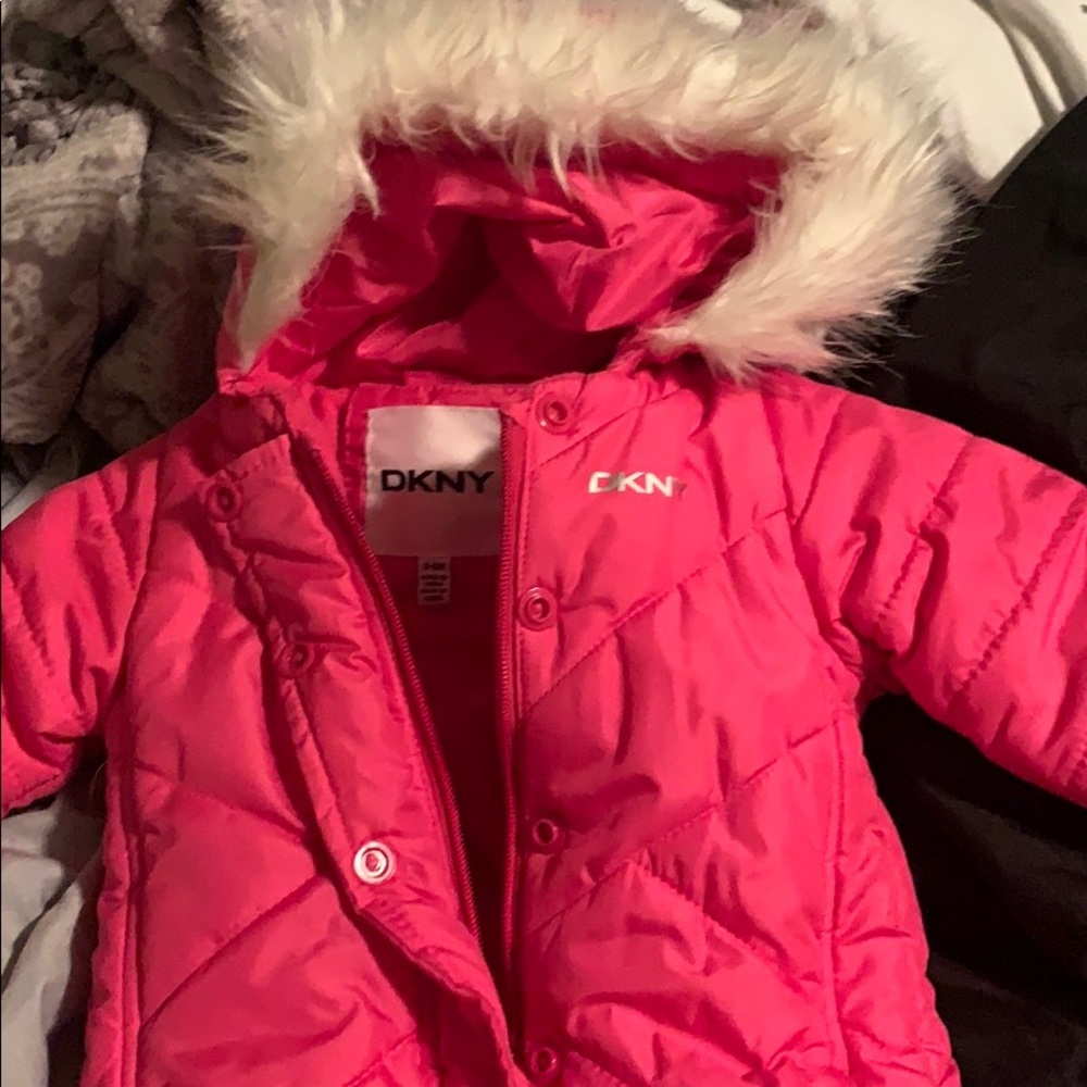 DKNY 3-6 months snowsuit